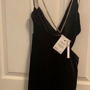 Black velvet Asos dress